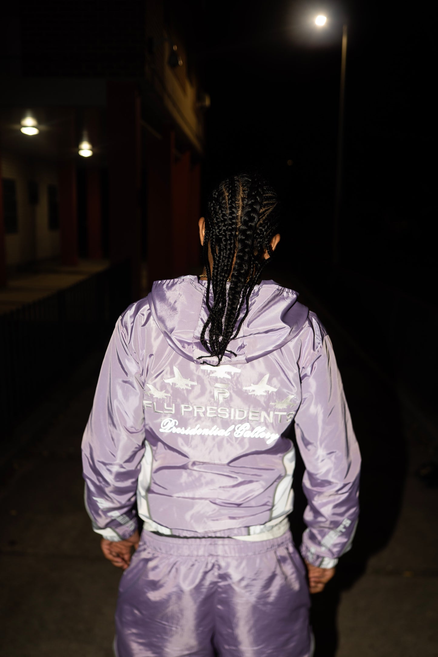 Purple- "Presidential Gallery" Windbreaker Set
