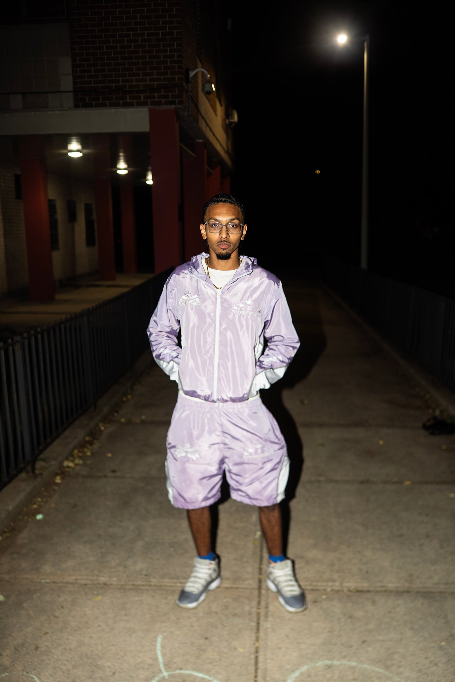 Purple- "Presidential Gallery" Windbreaker Set