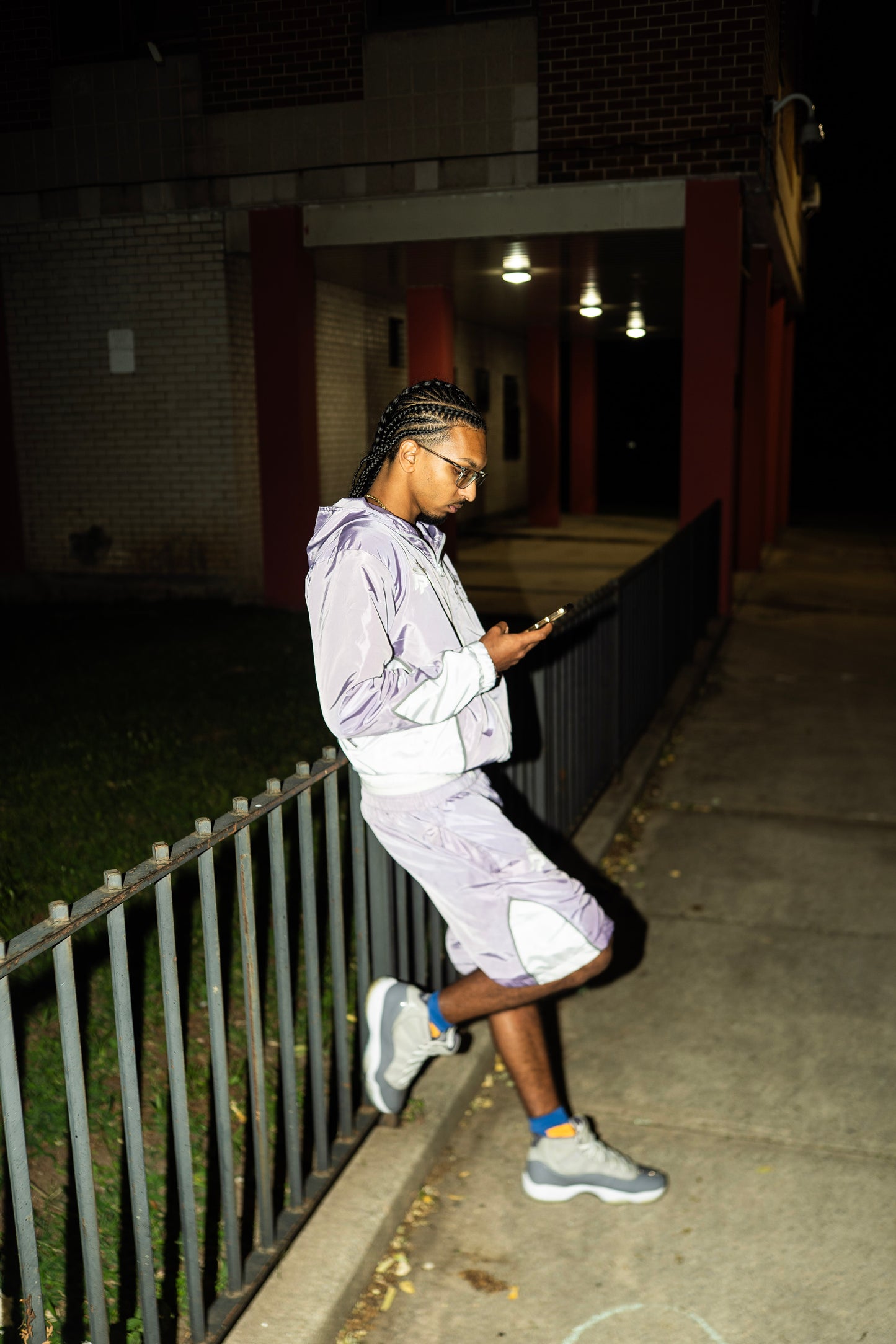 Purple- "Presidential Gallery" Windbreaker Set