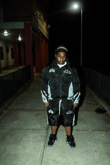 Black - "Presidential Gallery" Windbreaker Set